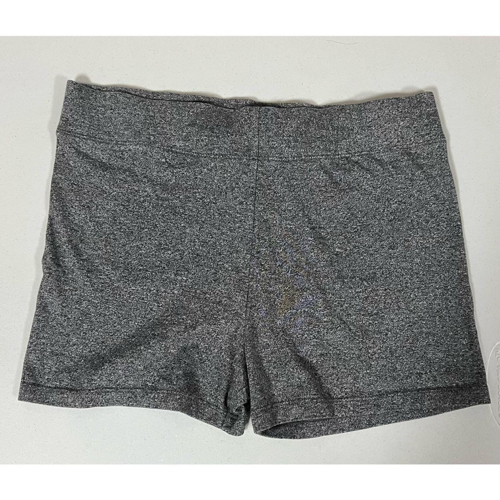 Grey Gray Marled Gym Shorts Sweatshorts Bottoms Size M ⛓ #shorts #gym #bottoms